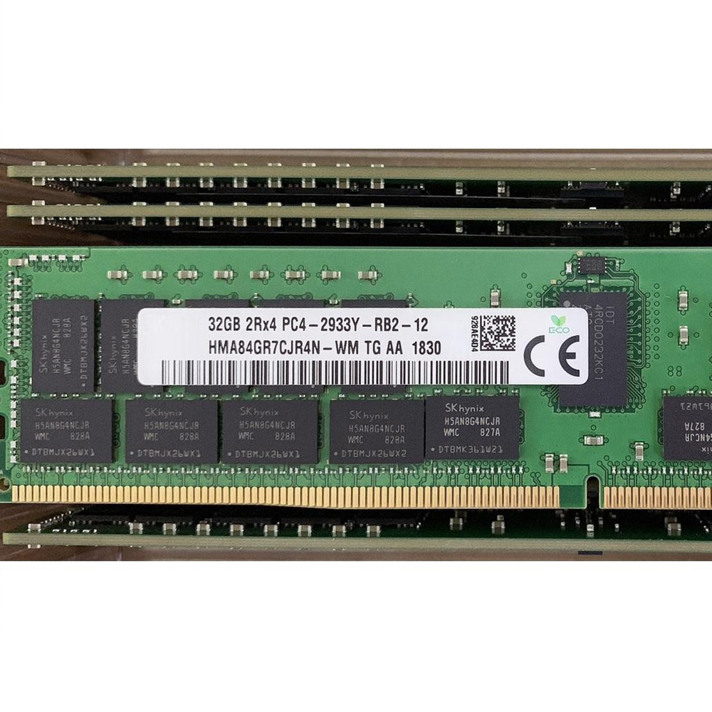 1 قطعة RAM 32GB DDR4 32G 2Rx4  - مراجعة 32Gb 2Rx4 Pc4 2933Y وسعره
