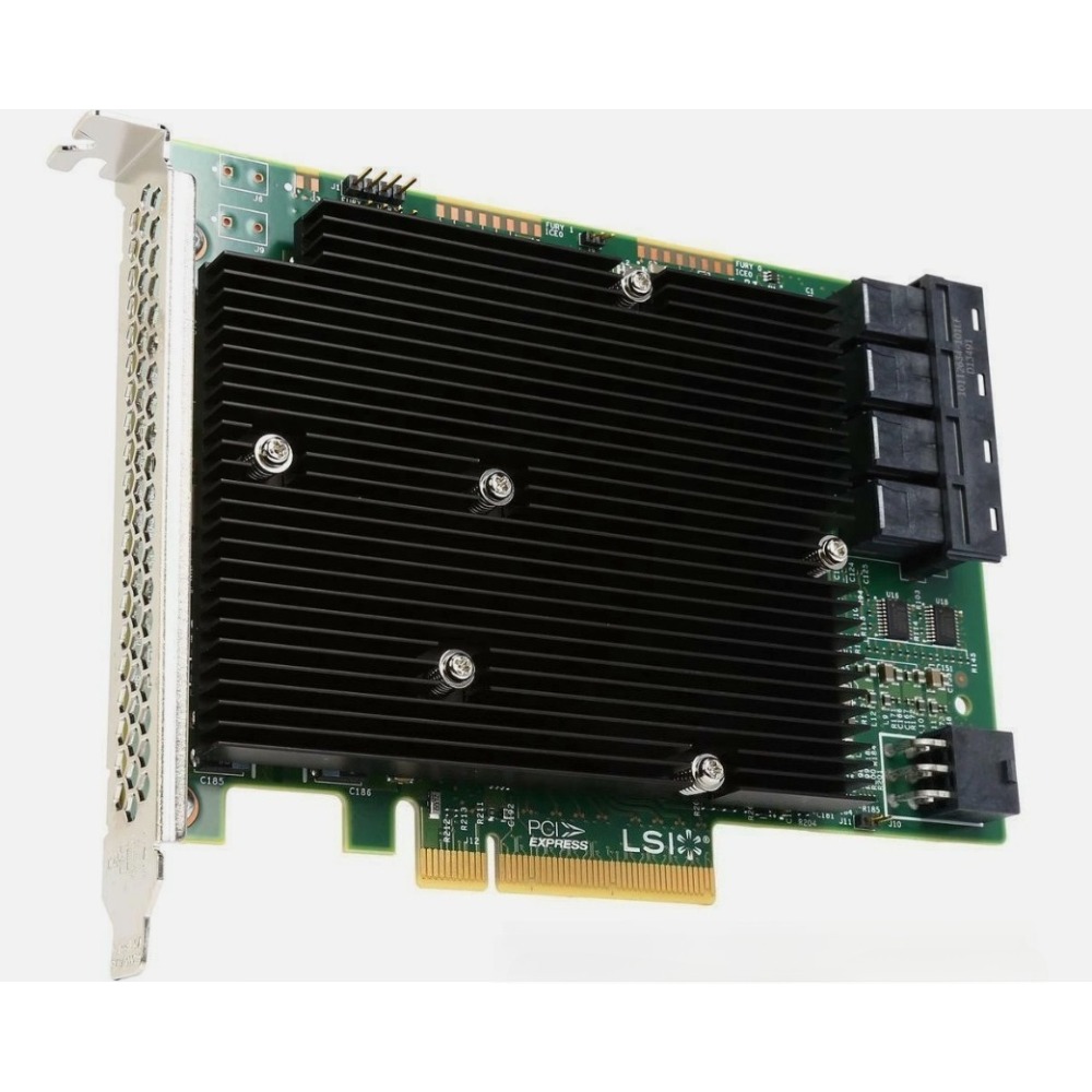 بطاقة محول ناقل HBA LSI SAS 93 - مراجعة Lsi 9300 16I Hba It Mode وسعره